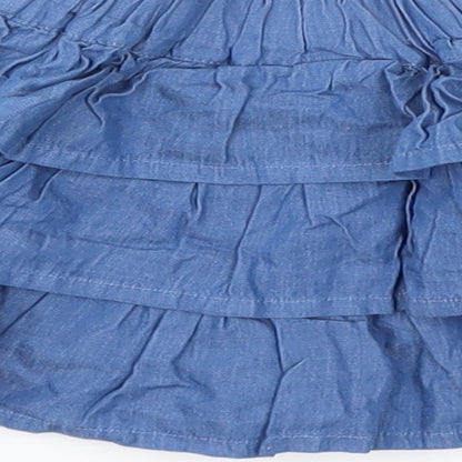 Matalan Girls Blue   Flare Skirt Size 12-18 Months
