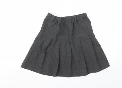 M&S Girls Grey   Flare Skirt Size 8-9 Years