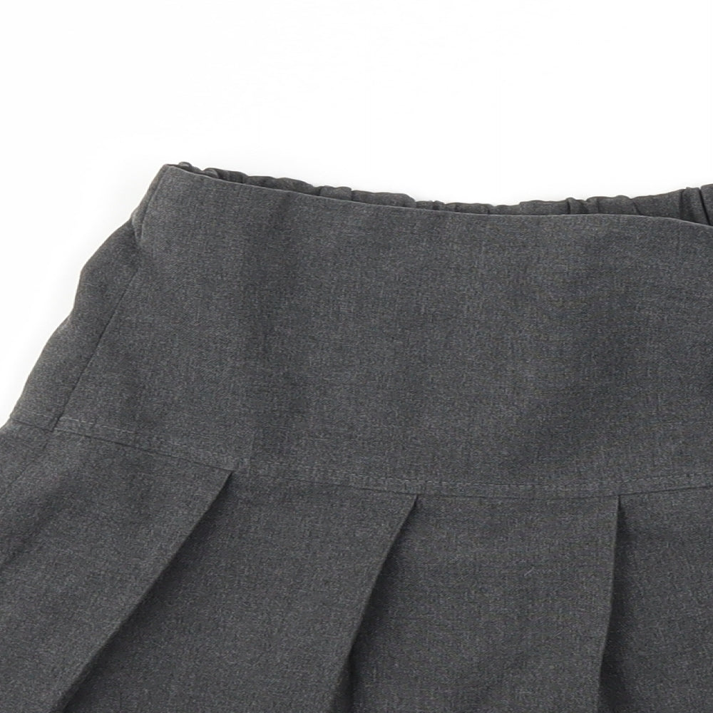M&S Girls Grey   Flare Skirt Size 8-9 Years