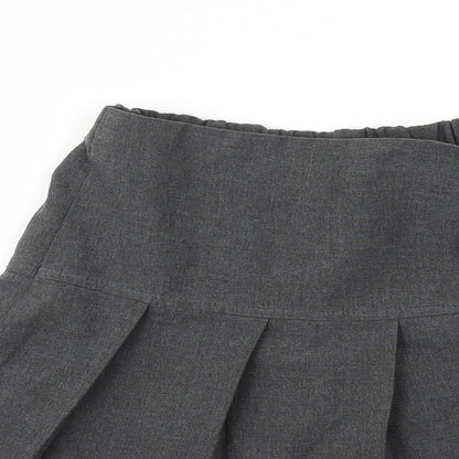 M&S Girls Grey   Flare Skirt Size 8-9 Years