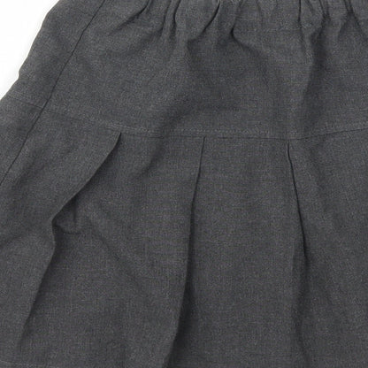 M&S Girls Grey   Flare Skirt Size 8-9 Years