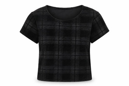 Womens UK Size 8 Preworn Black Basic T-Shirt