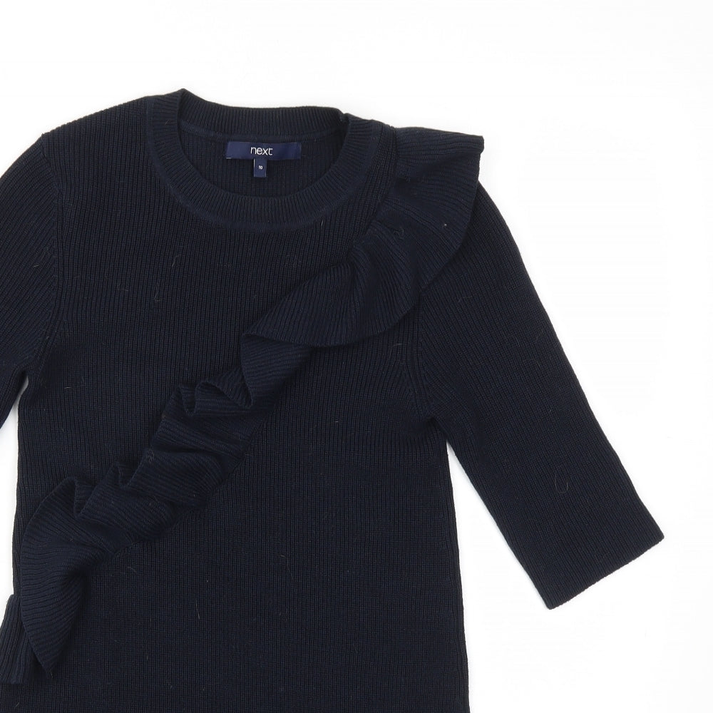 Womens UK Size 10 NEXT Blue Pullover Jumper