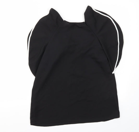 TU Womens Black   Basic Blouse Size 8