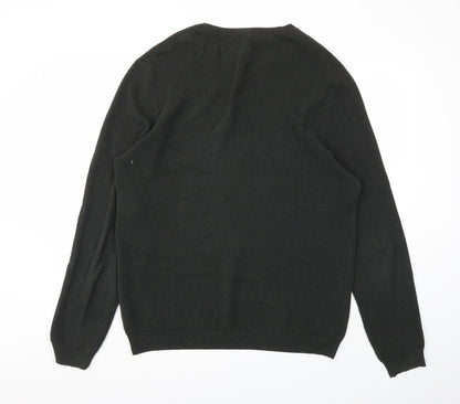 Mens UK Size M Debenhams Green Pullover Sweatshirt