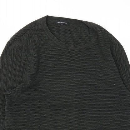 Mens UK Size M Debenhams Green Pullover Sweatshirt