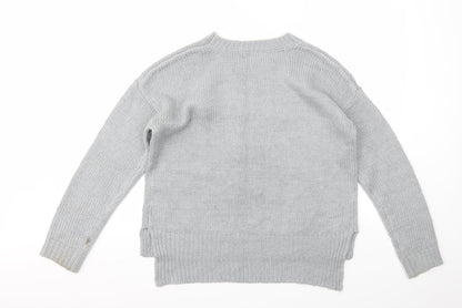 Womens UK Size 12 Roman Grey Pullover Jumper
