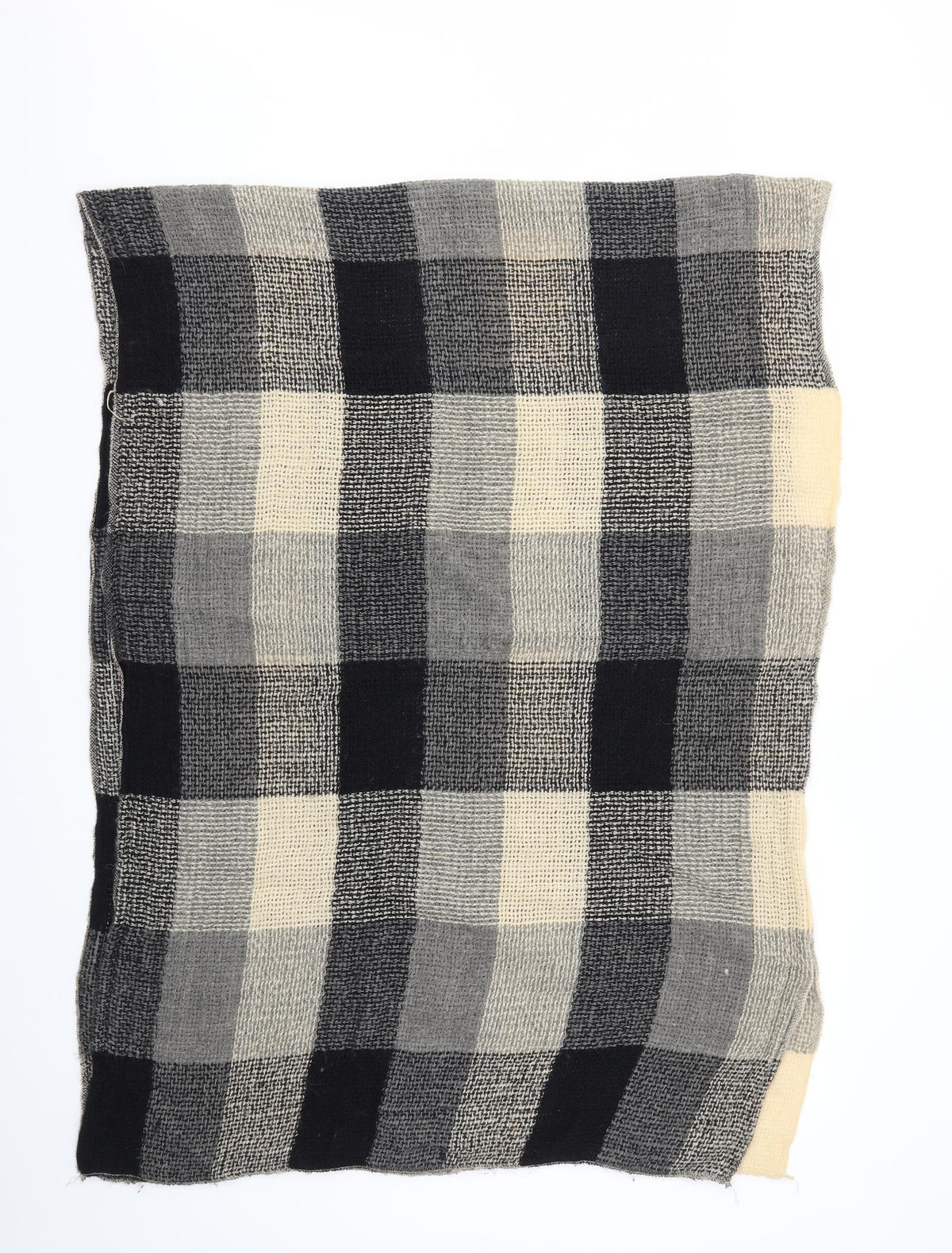 Preworn Unisex Multicoloured Check   Scarf