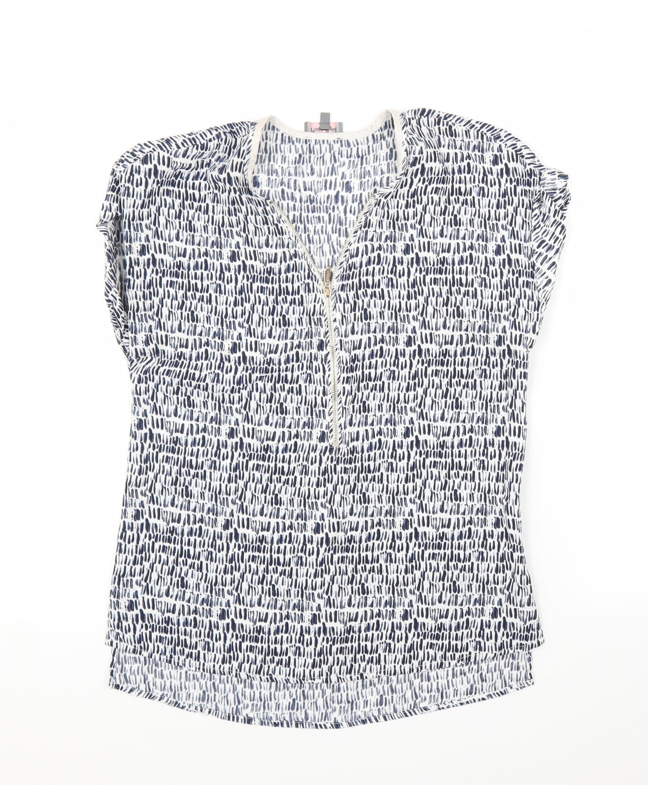 Womens UK Size 8 Phase Eight Blue Basic Blouse