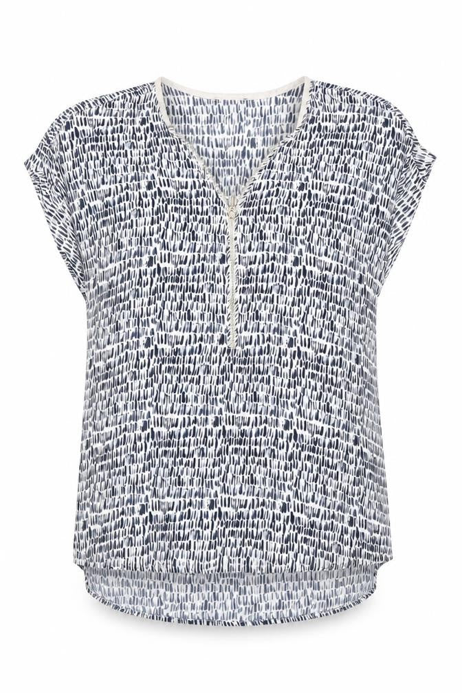 Womens UK Size 8 Phase Eight Blue Basic Blouse