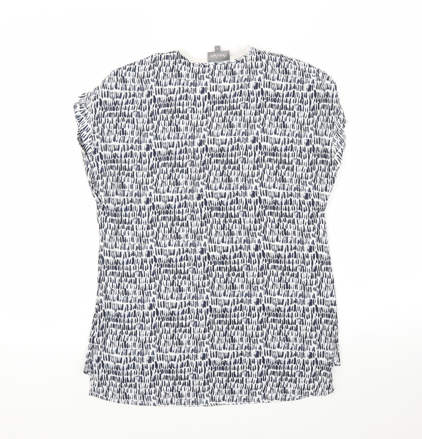 Womens UK Size 8 Phase Eight Blue Basic Blouse