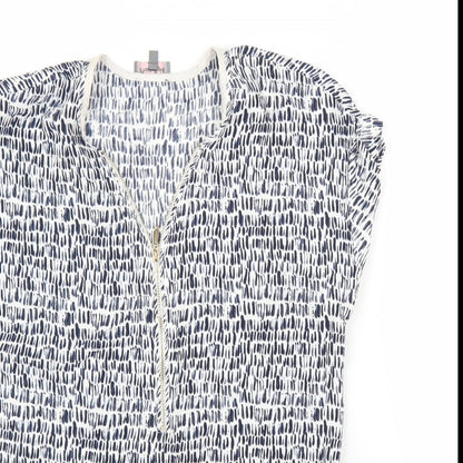 Womens UK Size 8 Phase Eight Blue Basic Blouse