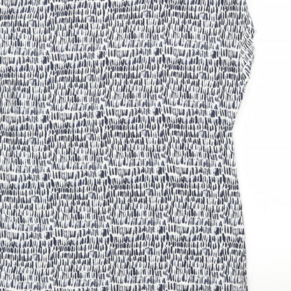Womens UK Size 8 Phase Eight Blue Basic Blouse
