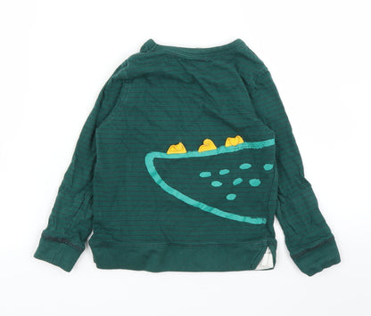 George Boys Green   Basic T-Shirt Size 2-3 Years  - Dinsosaur