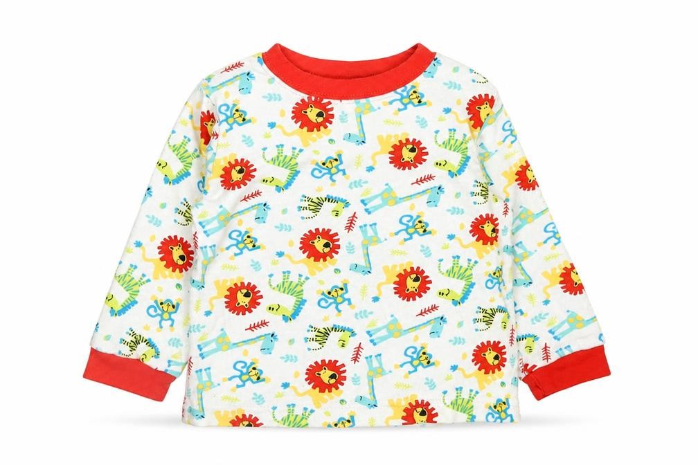 Front view of George boys’ white basic t-shirt, size 9-12, months