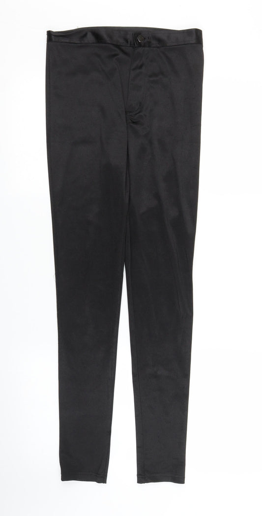 Cameo Rose Womens Black   Carrot Trousers Size 10 L27 in