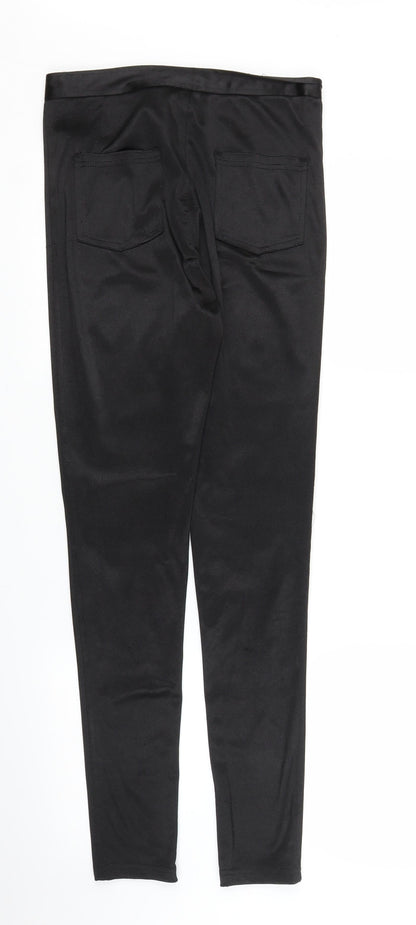 Cameo Rose Womens Black   Carrot Trousers Size 10 L27 in