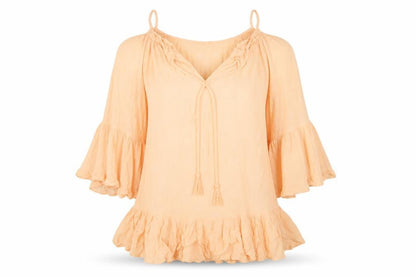 Womens UK Size 10 Missguided Pink Tunic Blouse