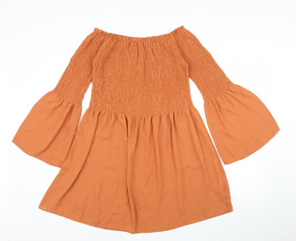Missguided Womens Orange   A-Line  Size 10