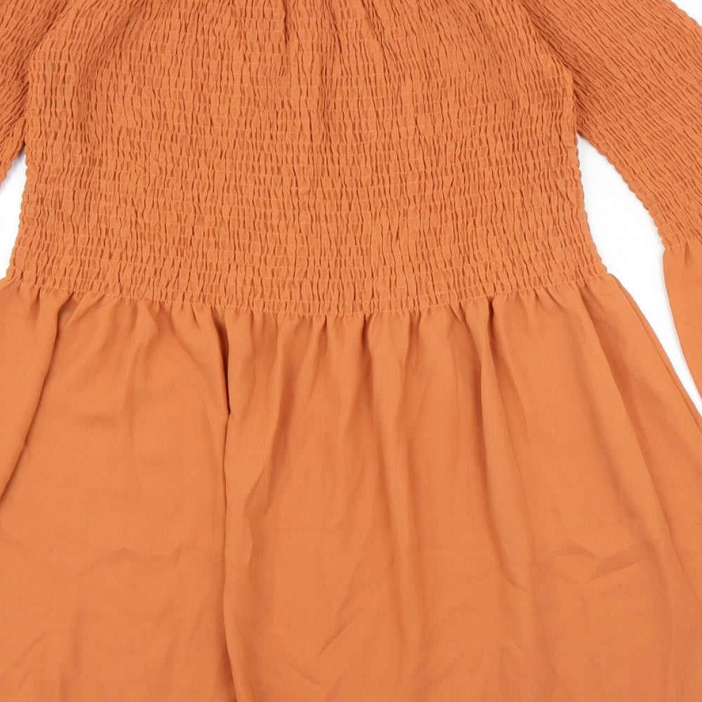 Missguided Womens Orange   A-Line  Size 10