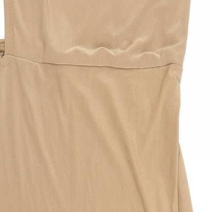Missguided Womens Beige   Bodycon  Size 8