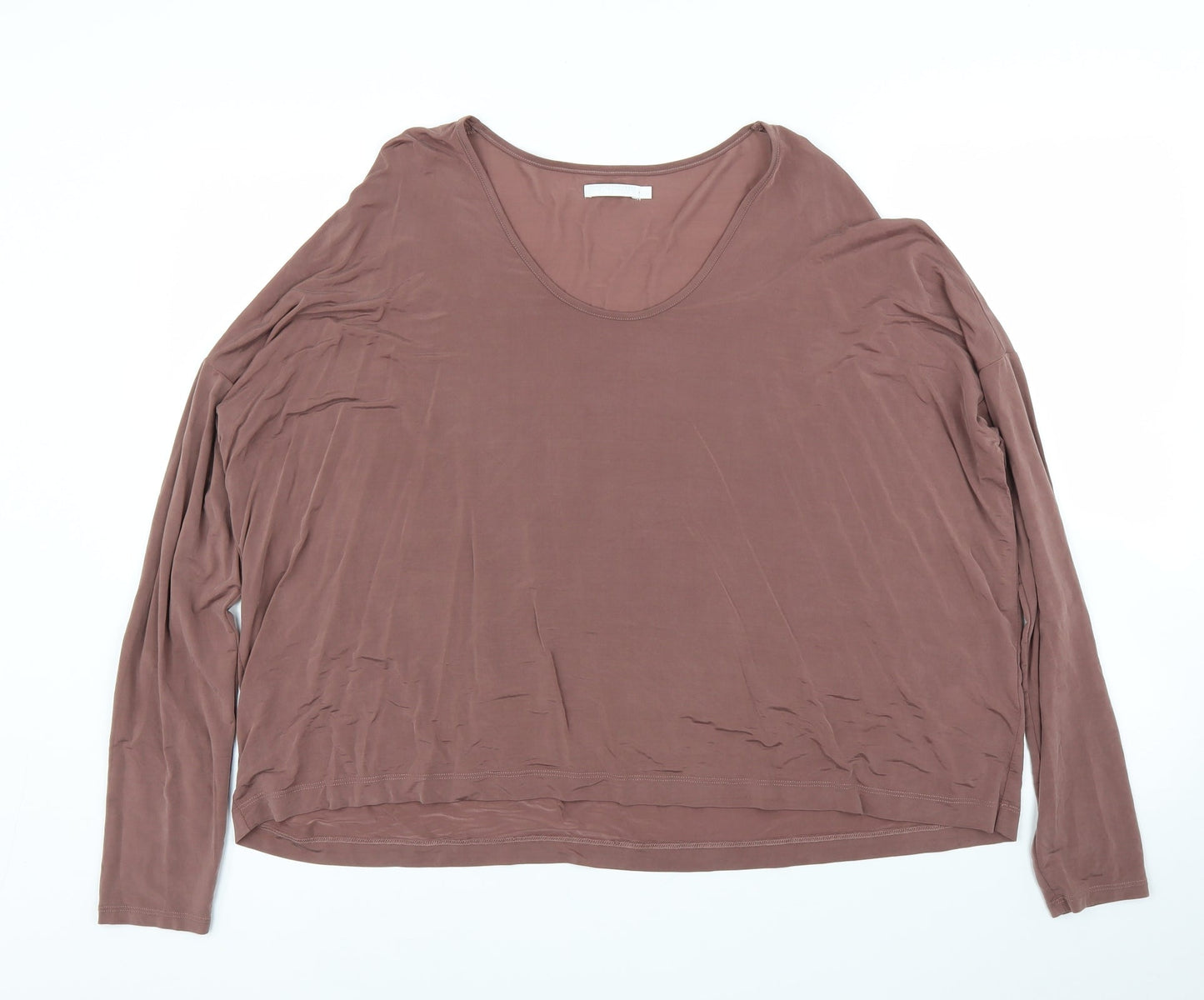 Womens UK Size L Weekend Purple Basic Blouse