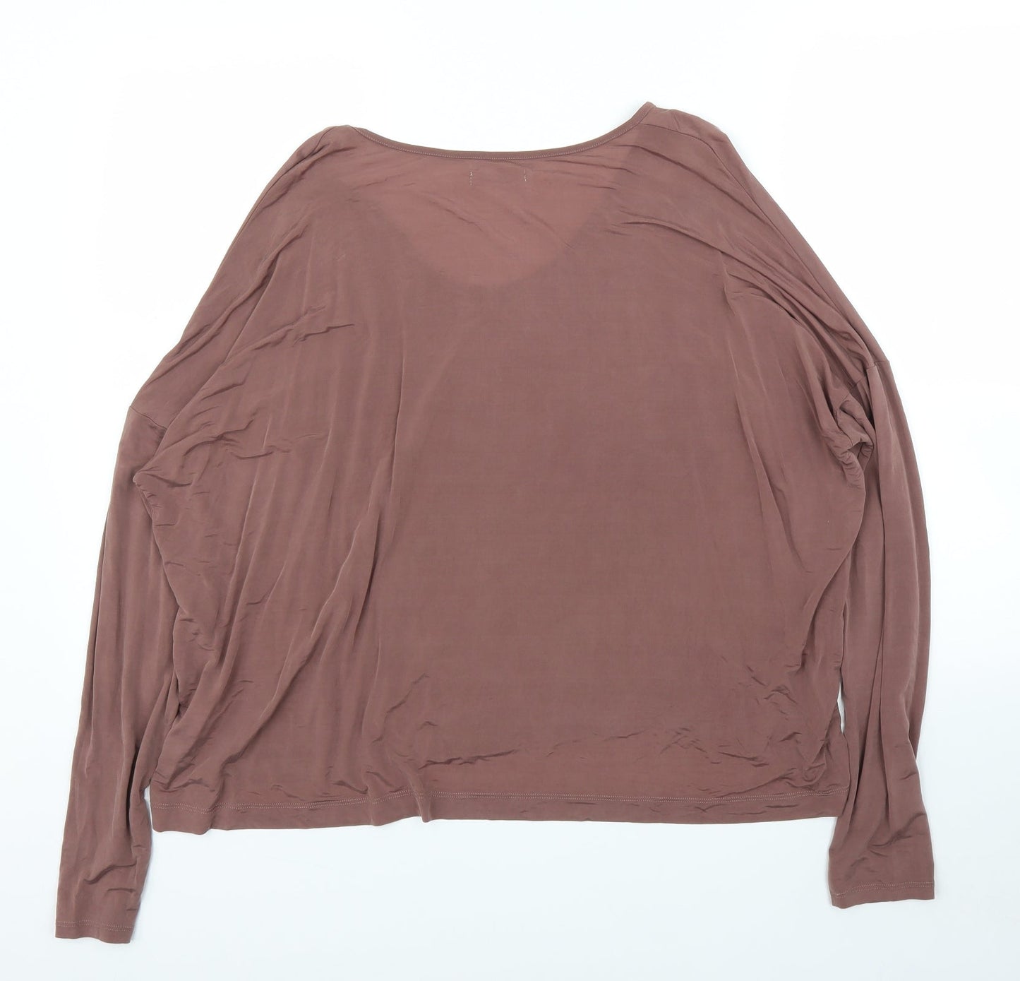 Womens UK Size L Weekend Purple Basic Blouse