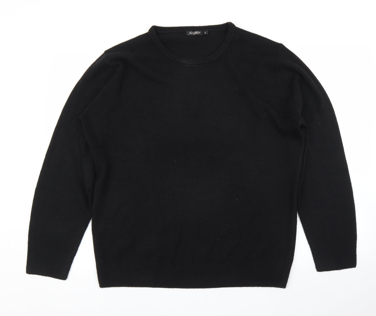 Additional front view of Taylor & Wright men’s black jumper, size L