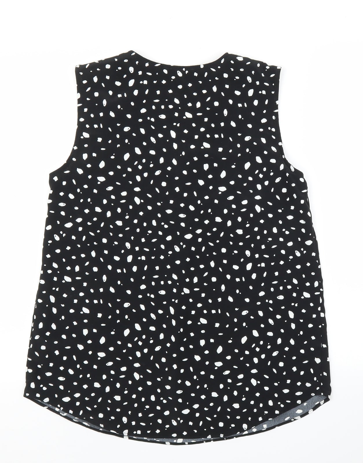 Womens UK Size 10 Principles Black Basic Blouse
