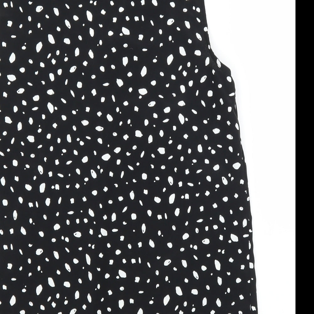 Womens UK Size 10 Principles Black Basic Blouse