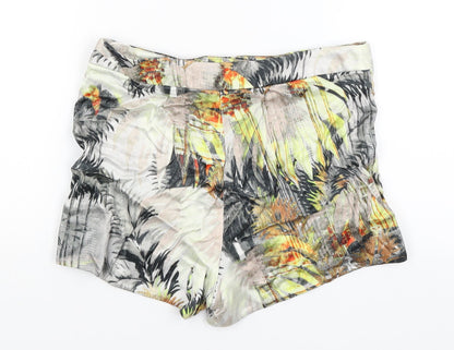 Topshop Womens White   Hot Pants Shorts Size 8