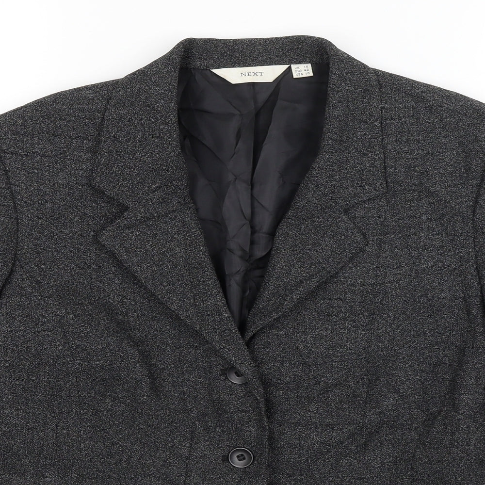 NEXT Womens Grey   Jacket Blazer Size 14