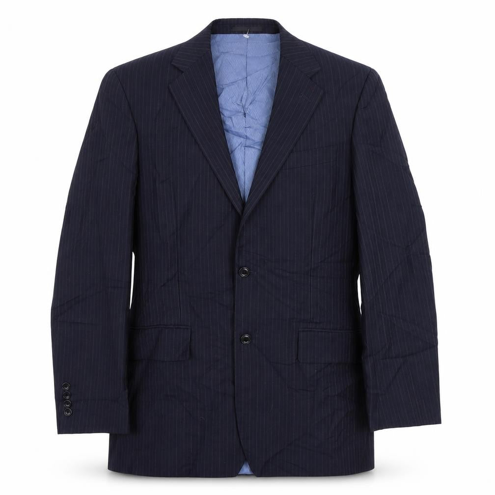 Mens UK Size L Racing Green Regular Blue Suit Jacket