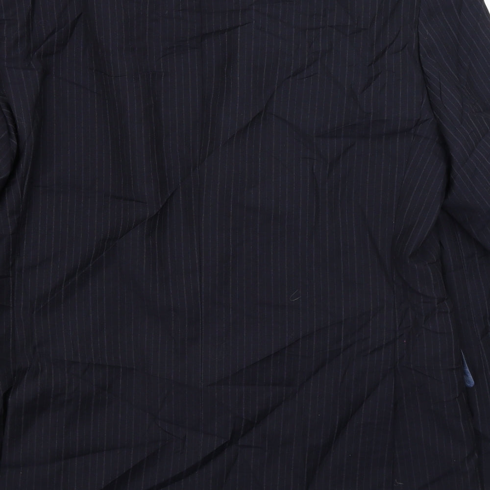 Mens UK Size L Racing Green Regular Blue Suit Jacket