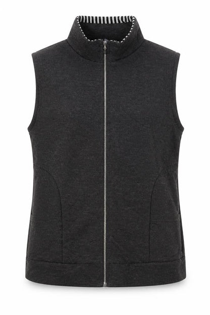 Womens UK Size 12 Fabrizio Grey Vest Jumper