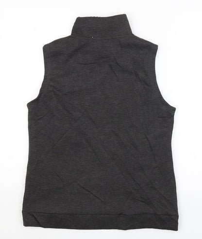 Womens UK Size 12 Fabrizio Grey Vest Jumper