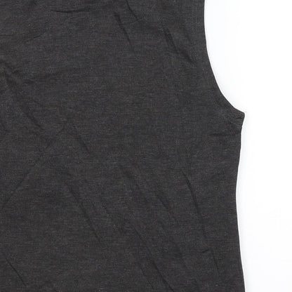 Womens UK Size 12 Fabrizio Grey Vest Jumper
