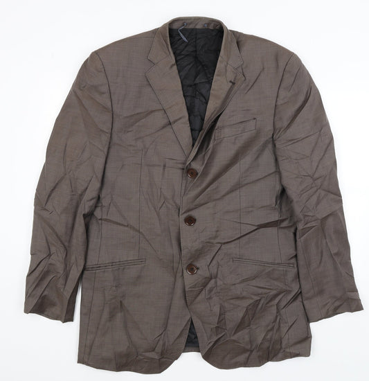 Mens UK Size L NEXT Regular Brown Suit Jacket