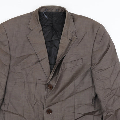Mens UK Size L NEXT Regular Brown Suit Jacket