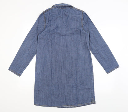 Blue 73 Womens Blue   A-Line  Size 8