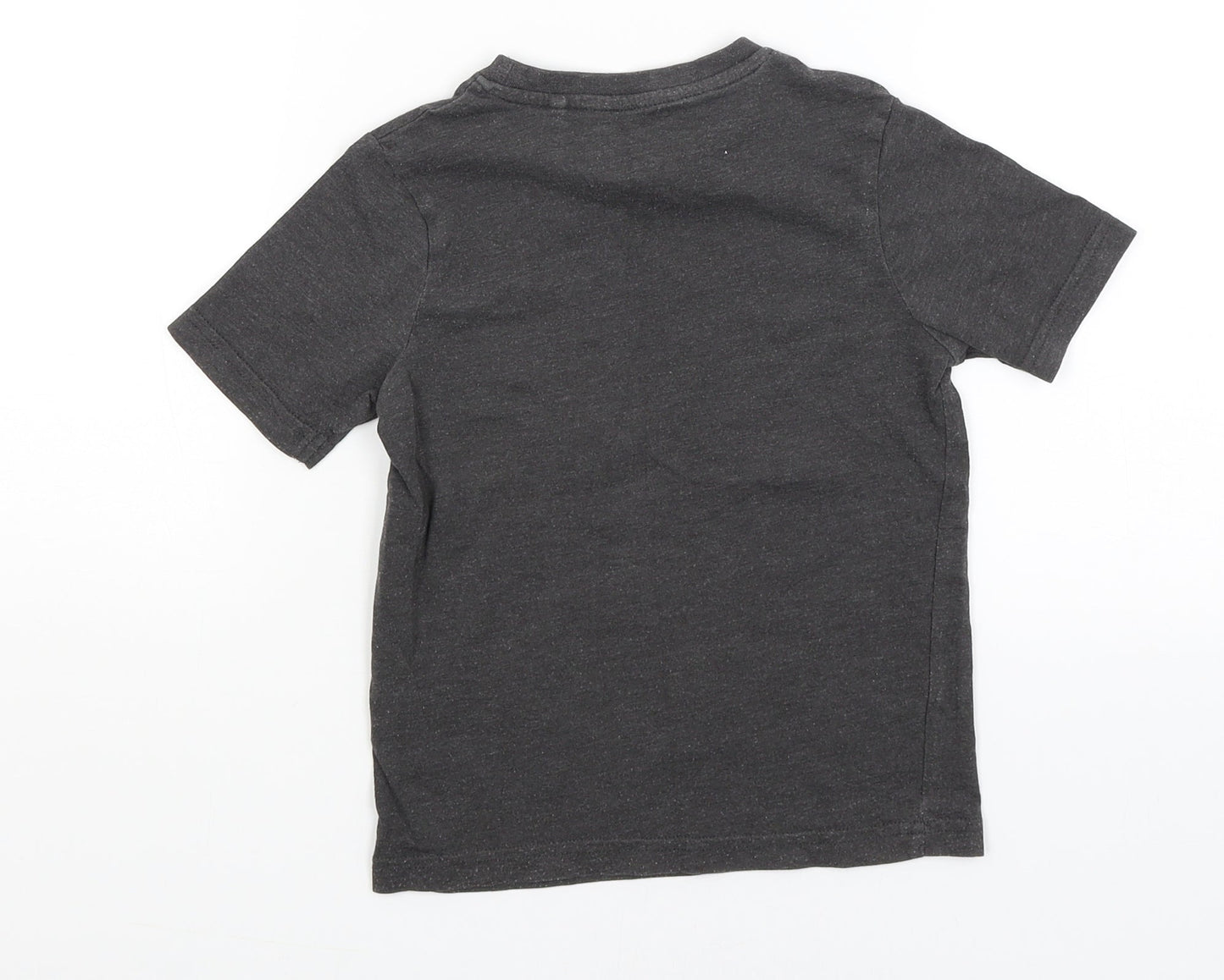 TU Boys Grey   Basic T-Shirt Size 3-4 Years  - Monster