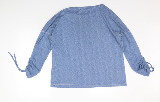 Womens UK Size 18 Marks and Spencer Blue Pullover Jumper