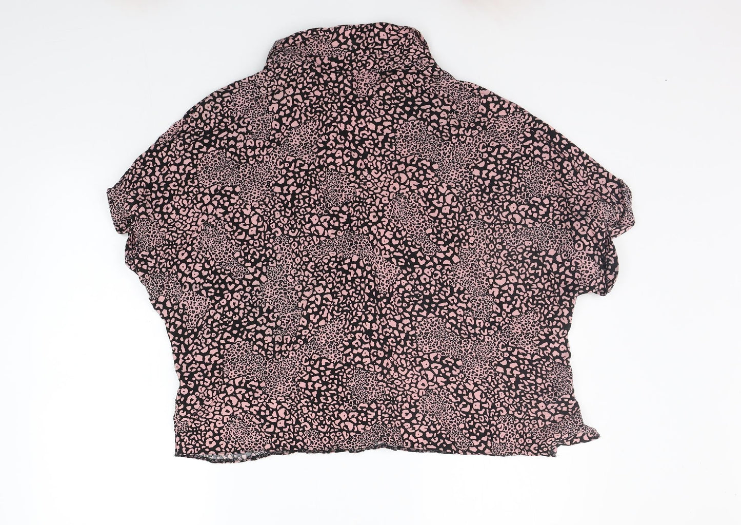 Womens UK Size 20 Matalan Pink Basic Button-Up