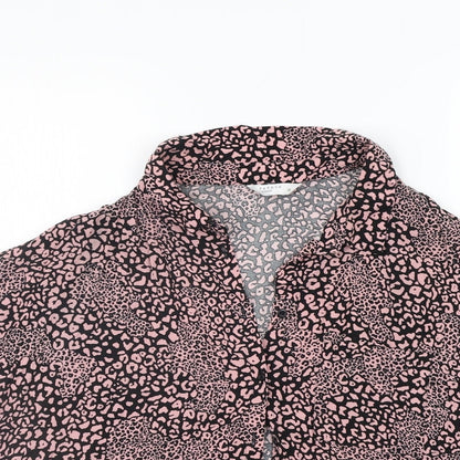 Womens UK Size 20 Matalan Pink Basic Button-Up