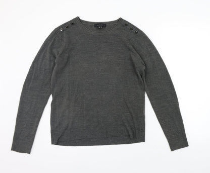 Atmopshere Womens Grey   Pullover Jumper Size 12