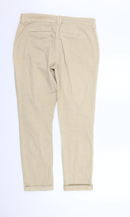 Womens UK Size 10 NEXT Regular Fit  Yellow Trousers
