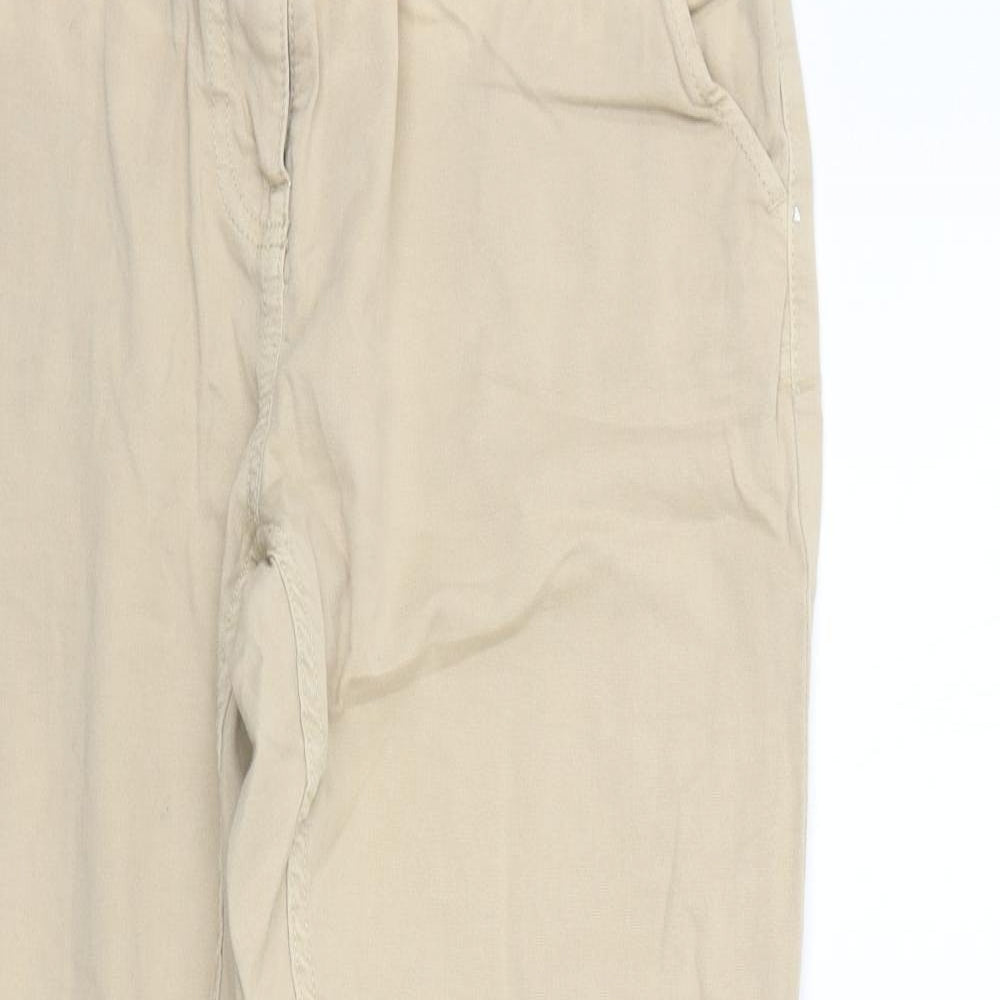 Womens UK Size 10 NEXT Regular Fit  Yellow Trousers