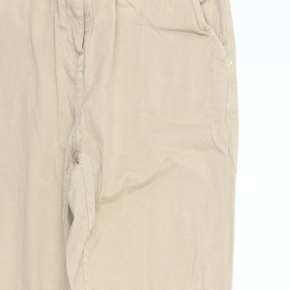 Womens UK Size 10 NEXT Regular Fit  Yellow Trousers