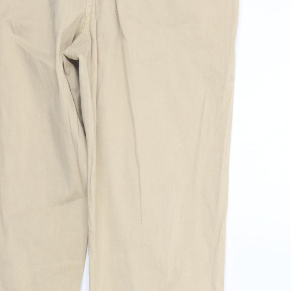 Womens UK Size 10 NEXT Regular Fit  Yellow Trousers