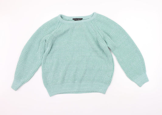 Dorothy Perkins Womens Green   Pullover Jumper Size 10